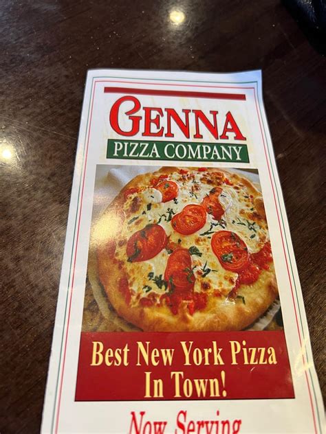 Genna pizza melbourne fl - Home. ONLINE ORDERING. Menu (PDF) Appetizers. Specialties. Pizzas. Slices. NY Style Whole Pizzas. Specialty Pizzas. Pizza Toppings. Heros. Hot Heros. Salads. Desserts. …